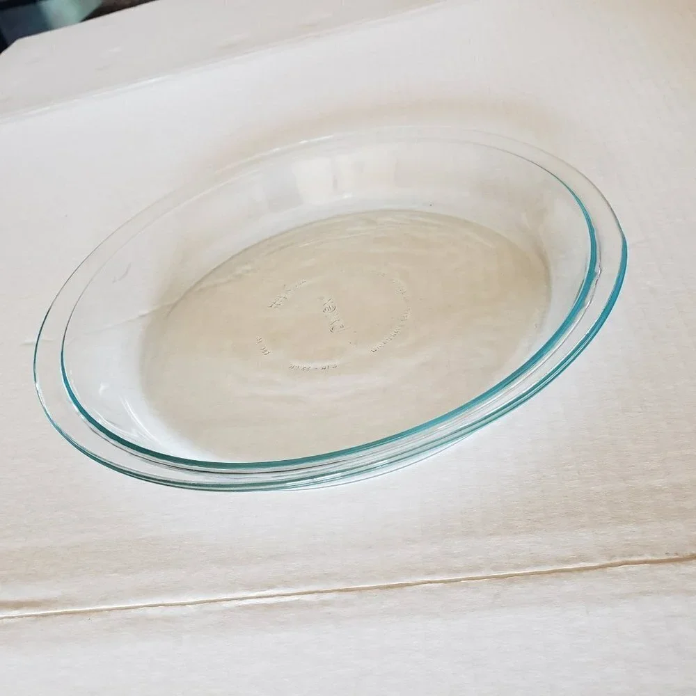 Pyrex #209 Pie Pan set glass 9
